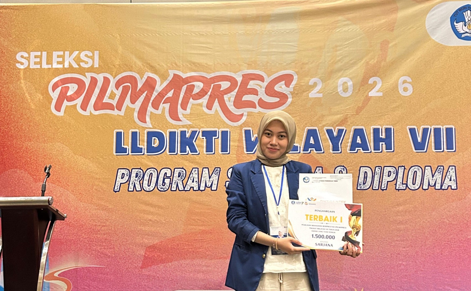 Peraih juara I jenjang Sarjana