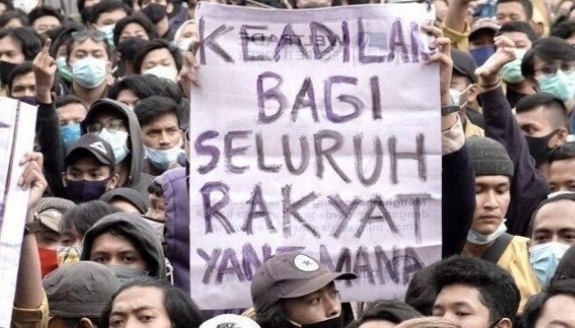 Demonstrasi keadilan sosial