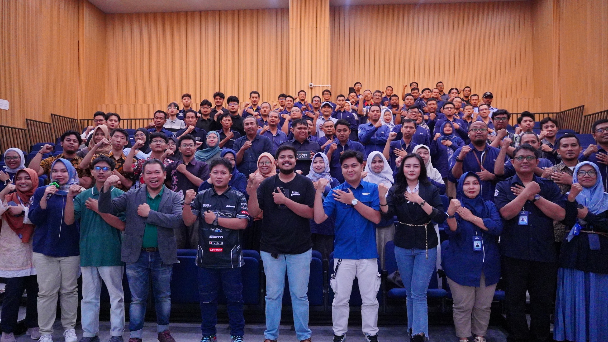 Gambar Antusiasme peserta pelatihan Smart and Safety Riding Training
