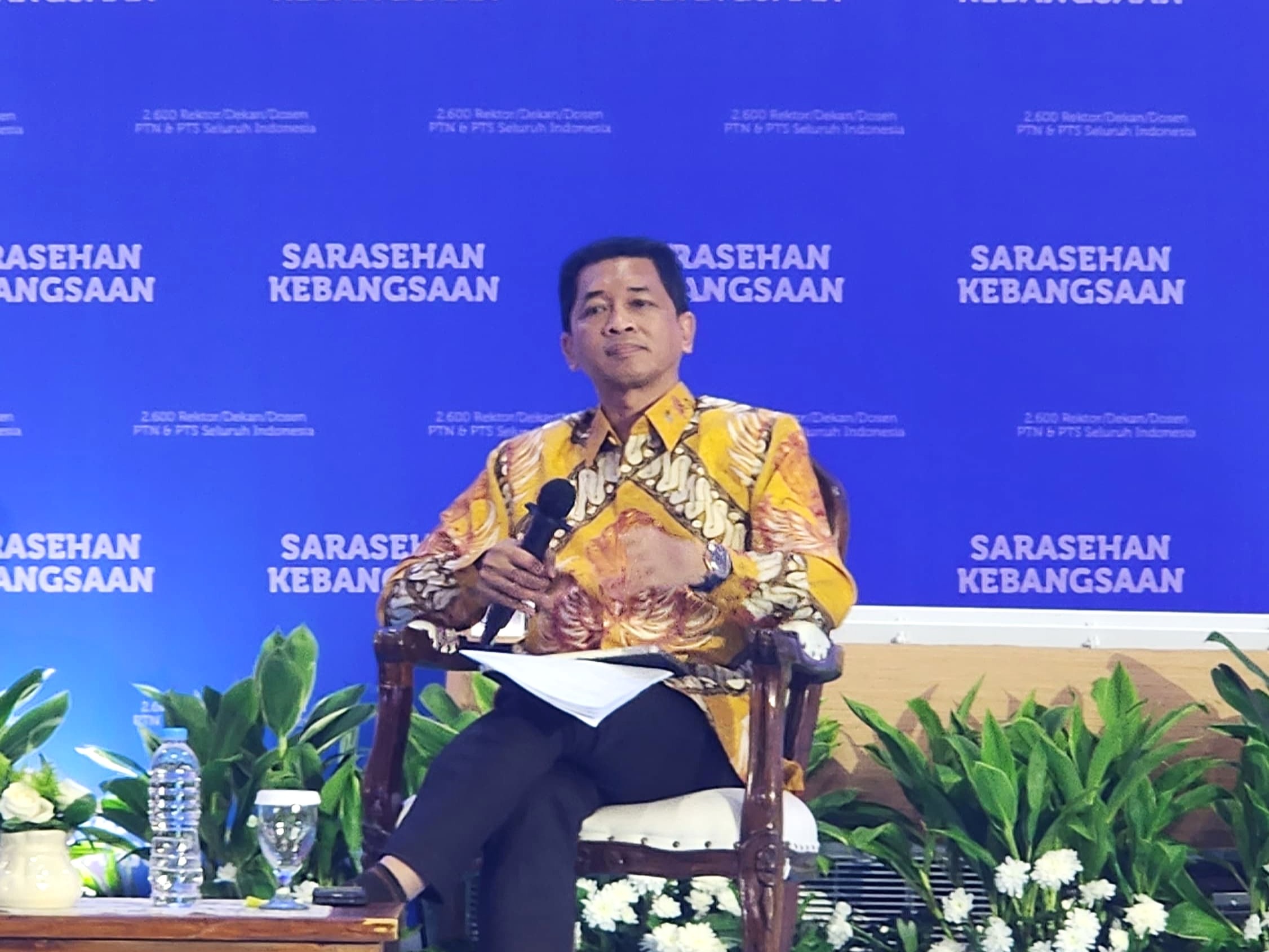 Rektor ITS dalam kegiatan Sarasehan Kebangsaan KSTI 2026