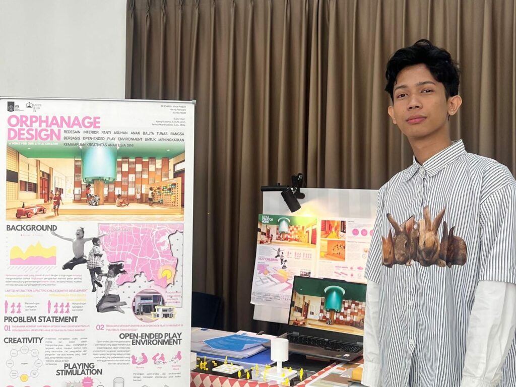 Mahasiswa ITS Rancang Ruang untuk Pacu Kreativitas Anak Panti