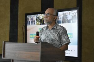 Gambar President Director TMMI Warih Andang Tjahjono dalam kegiatan Final Presentation program GCO ITS
