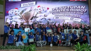 Pertahankan Juara KRAI, Tim Robot ITS Wakili Indonesia ke Hong Kong