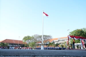 Gambar Upacara Hari Kemerdekaan Republik Indonesia ke-81 di ITS yang berjalan khidmat