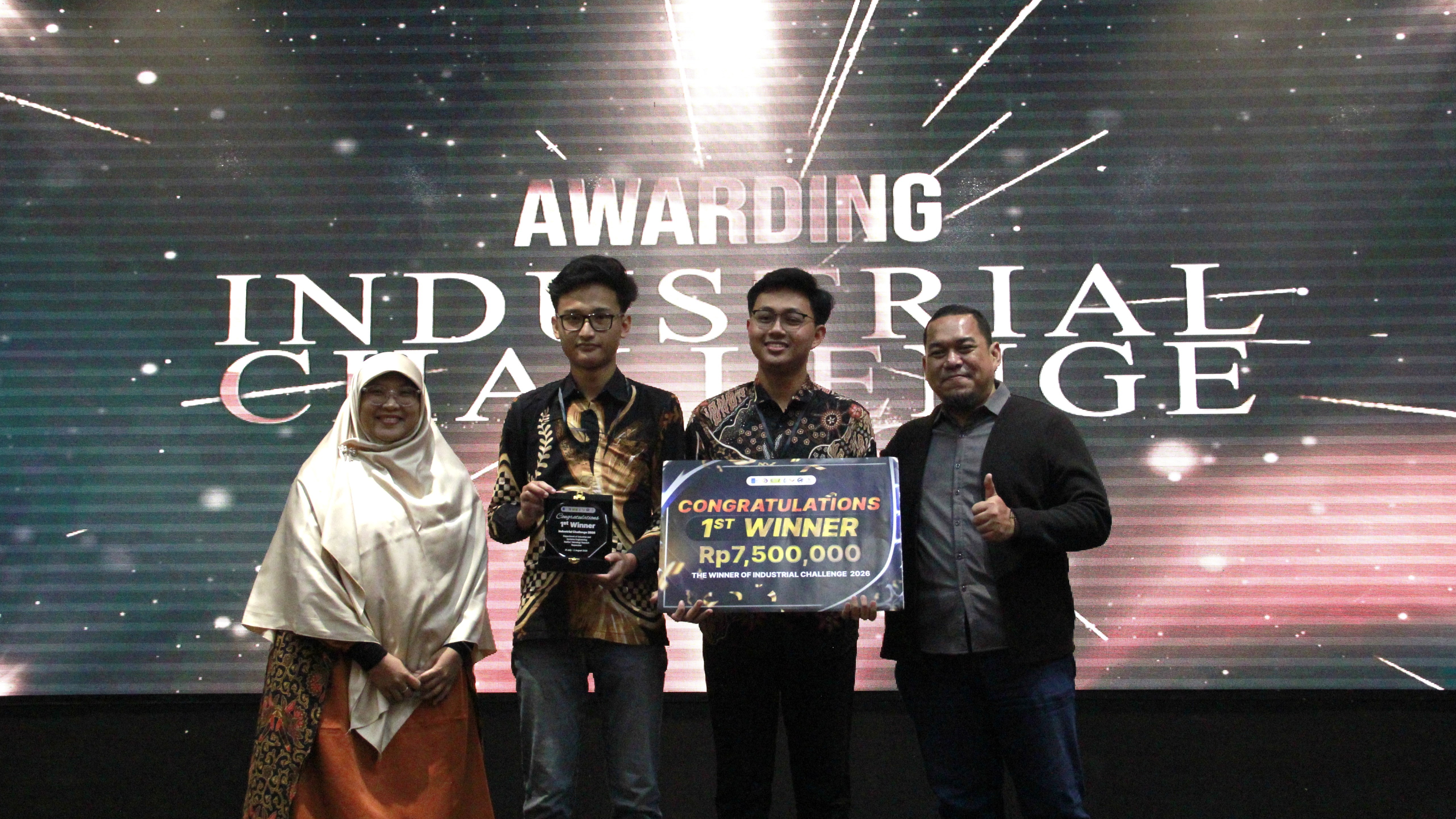 Nama Tim dari Institut Teknologi Sepuluh Nopember (ITS) yang berhasil menjadi juara pertama pada gelaran Industrial Challenge (INCHALL) 2026