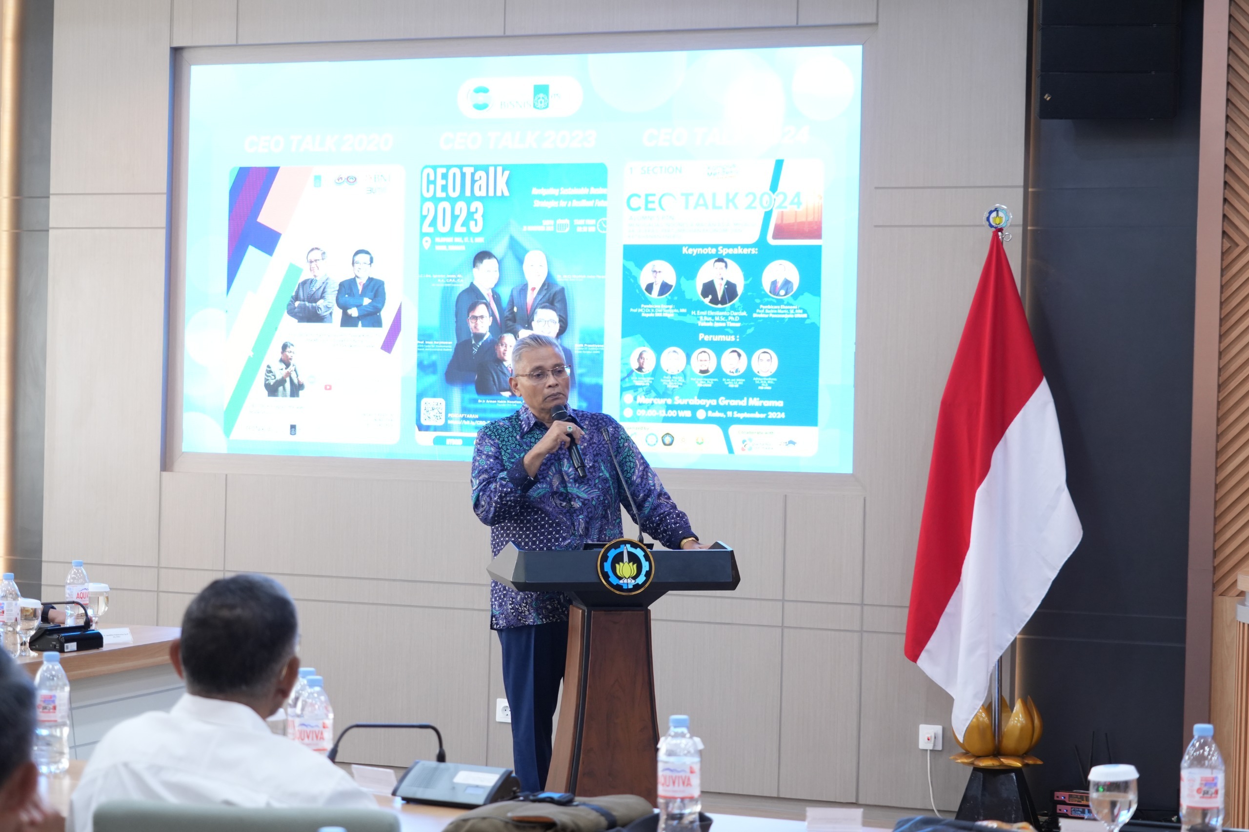 Kepala Pusat Kajian Kebijakan Publik, Bisnis, dan Industri (PKKPBI) ITS Dr Ir Arman Hakim Nasution MEng sampaikan target ITS dalam mencetak 7% wirausahawan muda
