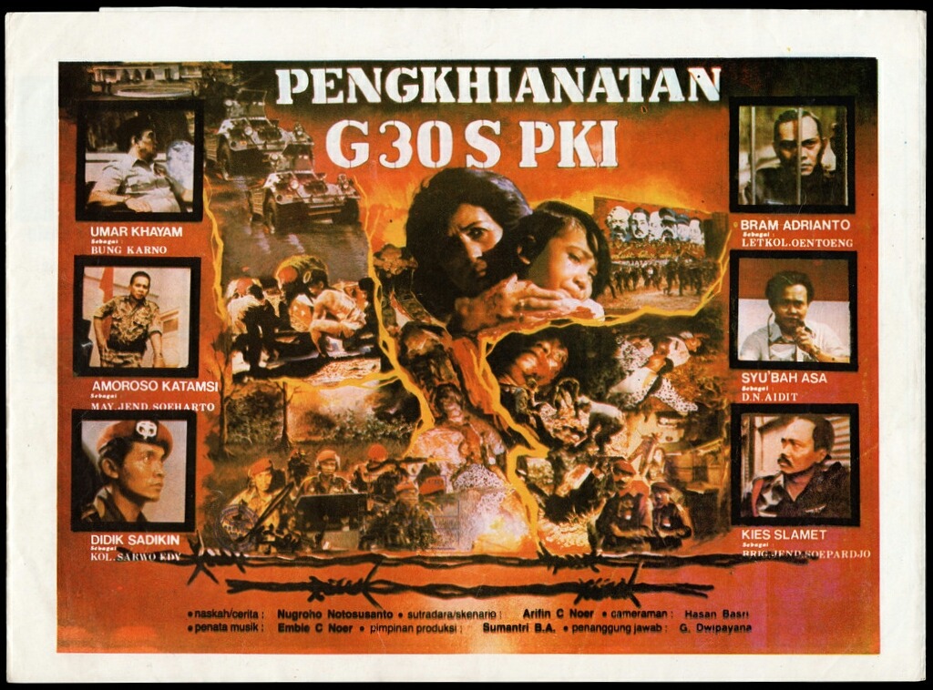 Poster film Penumpasan Pengkhianatan G30S/PKI