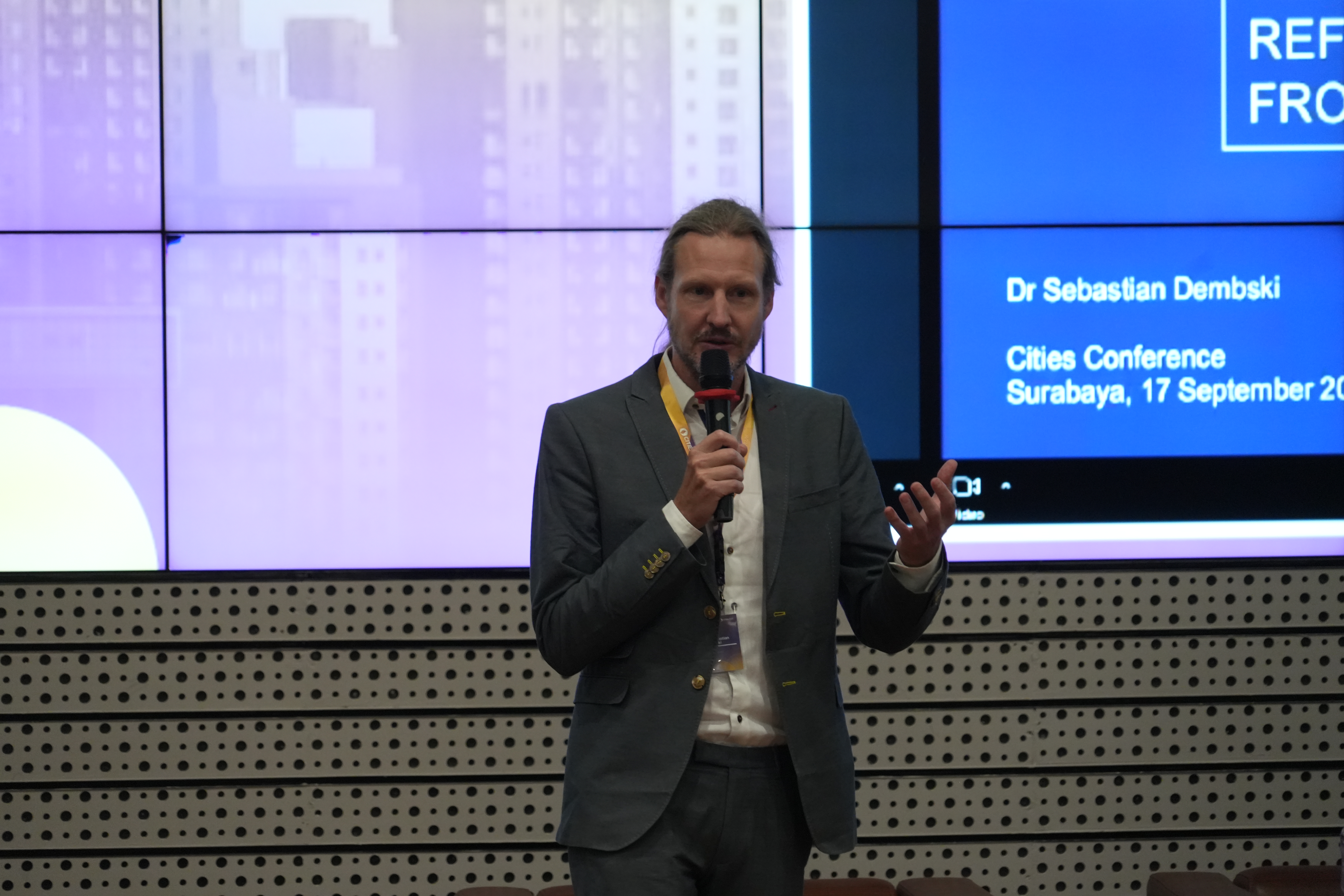 Ahli Perencanaan Spasial serta Tata Kota dan Wilayah, University of Liverpool Dr Sebastian Dembski (Foto: Humas ITS)
