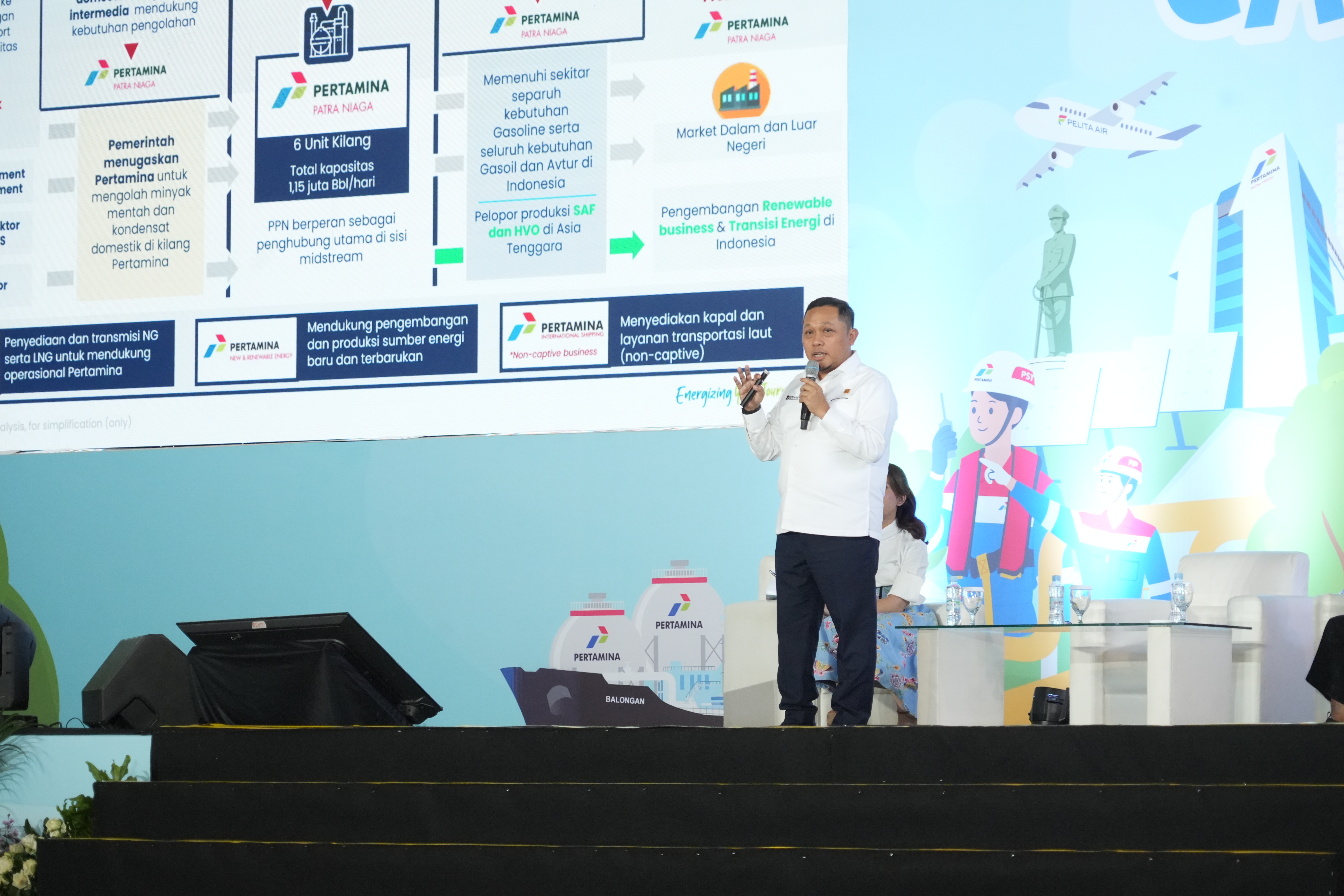 Direktur Perencanaan dan Pertumbuhan Bisnis PT Pertamina Patra Niaga Joko Pranoto bahas Trilema Energi dalam PGTC 2026