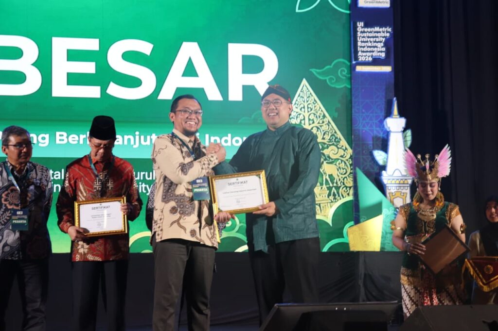 Naik Peringkat, ITS Tembus 10 Besar UI GreenMetric 2026
