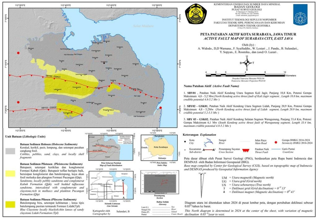 Patahan Surabaya Viral, Pakar Geologi ITS Imbau Warga Tidak Panik