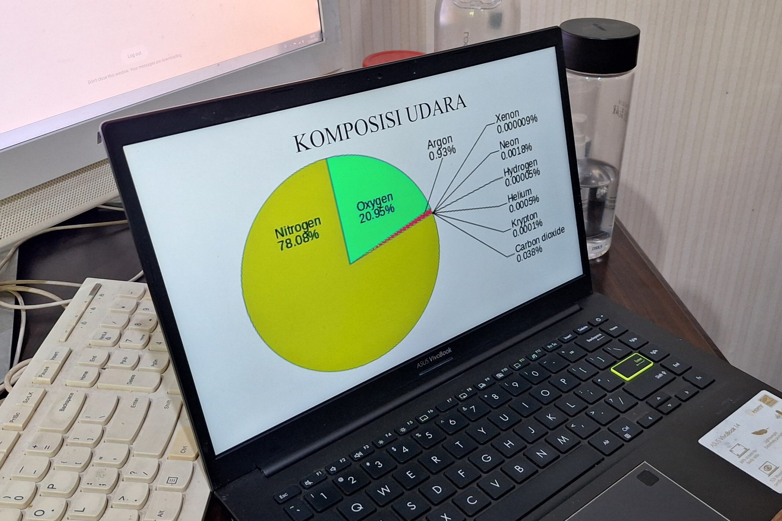 Salah satu komponen gas di udara, yakni oksigen, sebagai pemicu ledakan gas