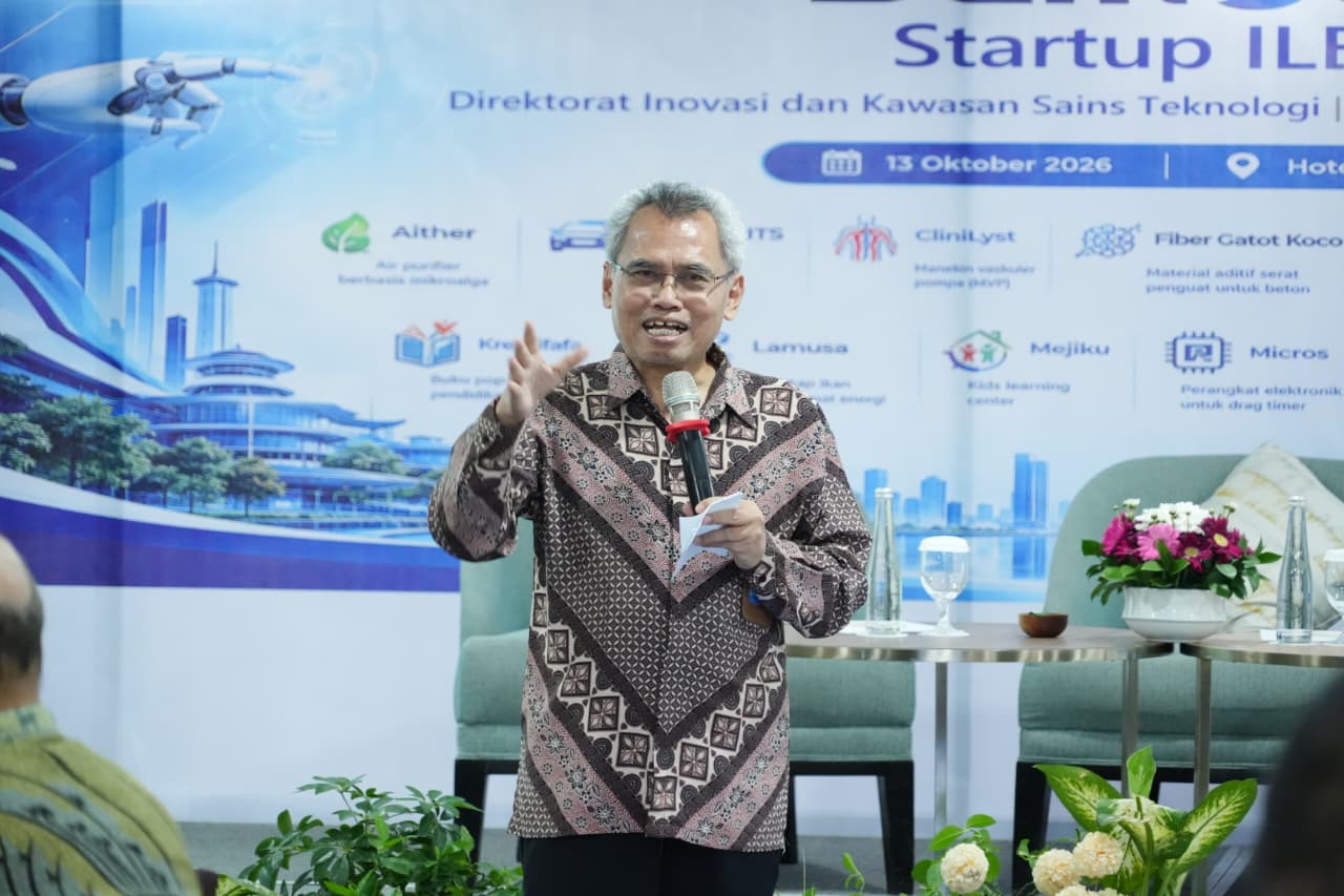 Direktur Inovasi dan Kawasan Sains Teknologi (DIKST) ITS Dr Ir Endroyono menjelaskan bahwa ITS terus mendampingi perkembangan startup melalui pembinaan dan penyediaan fasilitas.