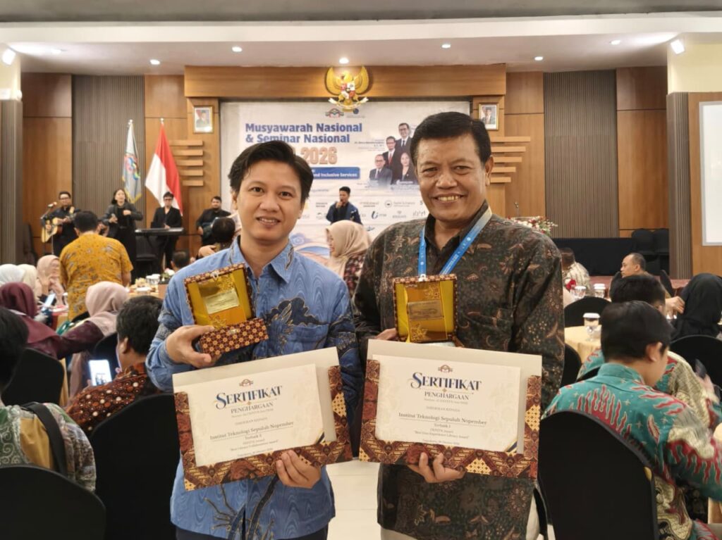 Transformasi Layanan Antarkan Perpustakaan ITS Raih Dua Penghargaan Nasional