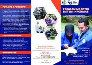 Informasi lengkap Pasca Sarjana Prodi Sistem Informasi ITS