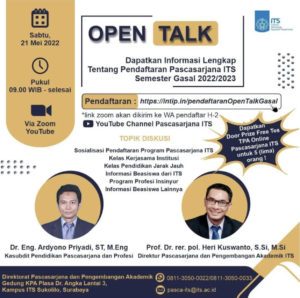 OPEN TALK PASCASARJANA ITS