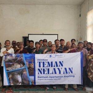 Sosialisasi bersama Nelayan Kelurahan Romokalisari dan Tambak Osowilangun