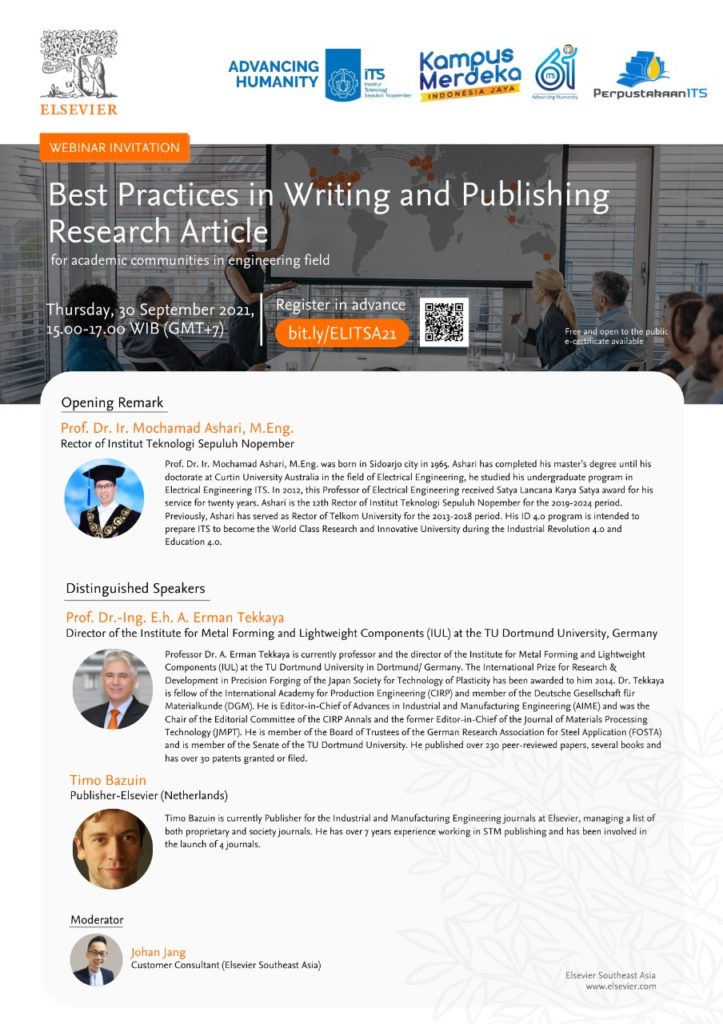 Best Practices in Writing and Publishing Research Article - Perpustakaan