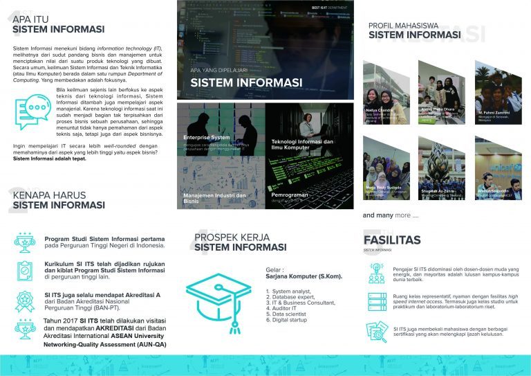 Program Studi Sarjana (S1) - Departemen Sistem Informasi