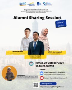 ALUMNI SHARING SESSION – TAIWAN SERIES