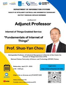 Adjunct Professor Fundamentals of Internet of Things
