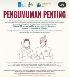 Pengumuman Penundaan Wisuda 121
