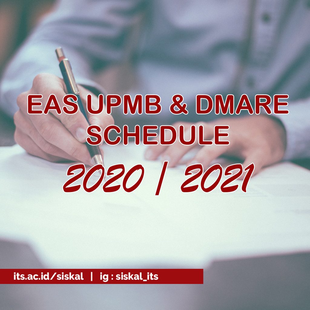 EAS UPMB & DTSP Schedule 2020/2021