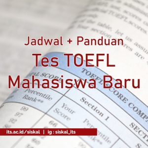 Jadwal Panduan Link TOEFL MABA 2020 (Sarjana, Vokasi, RPL)