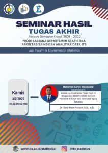 SEMHAS TA LAB. STATISTIKA LINGKUNGAN DAN KESEHATAN 2021-2022_M.Cahyo Wicaksono 062 117 4000 0070