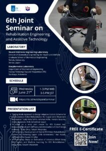 6th Joint Seminar on  Rehabilitation Engineering and Assistive Technology