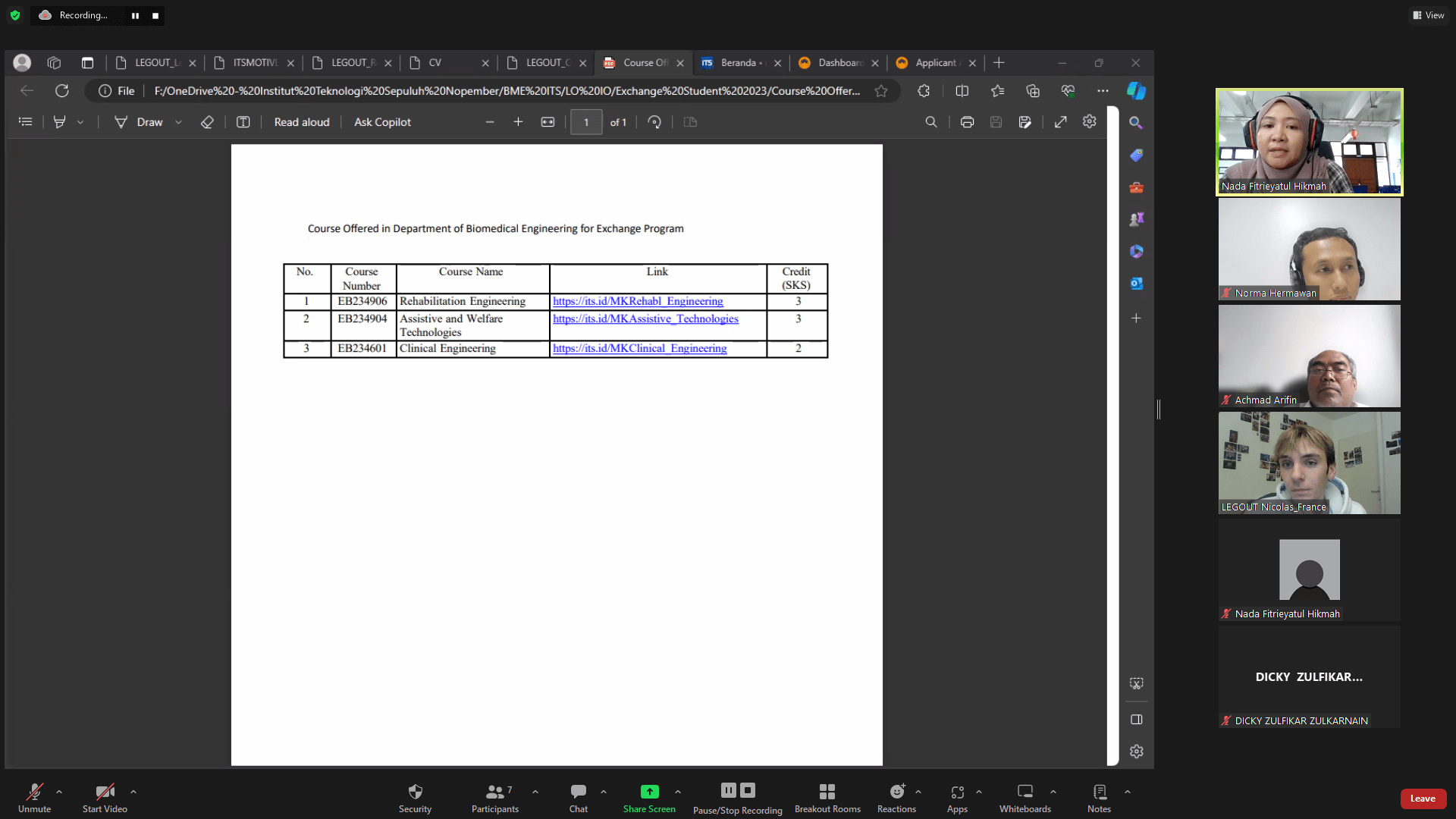 [4 Desember 2023] Sesi Wawancara Exchange Program Semester Genap Tahun ...