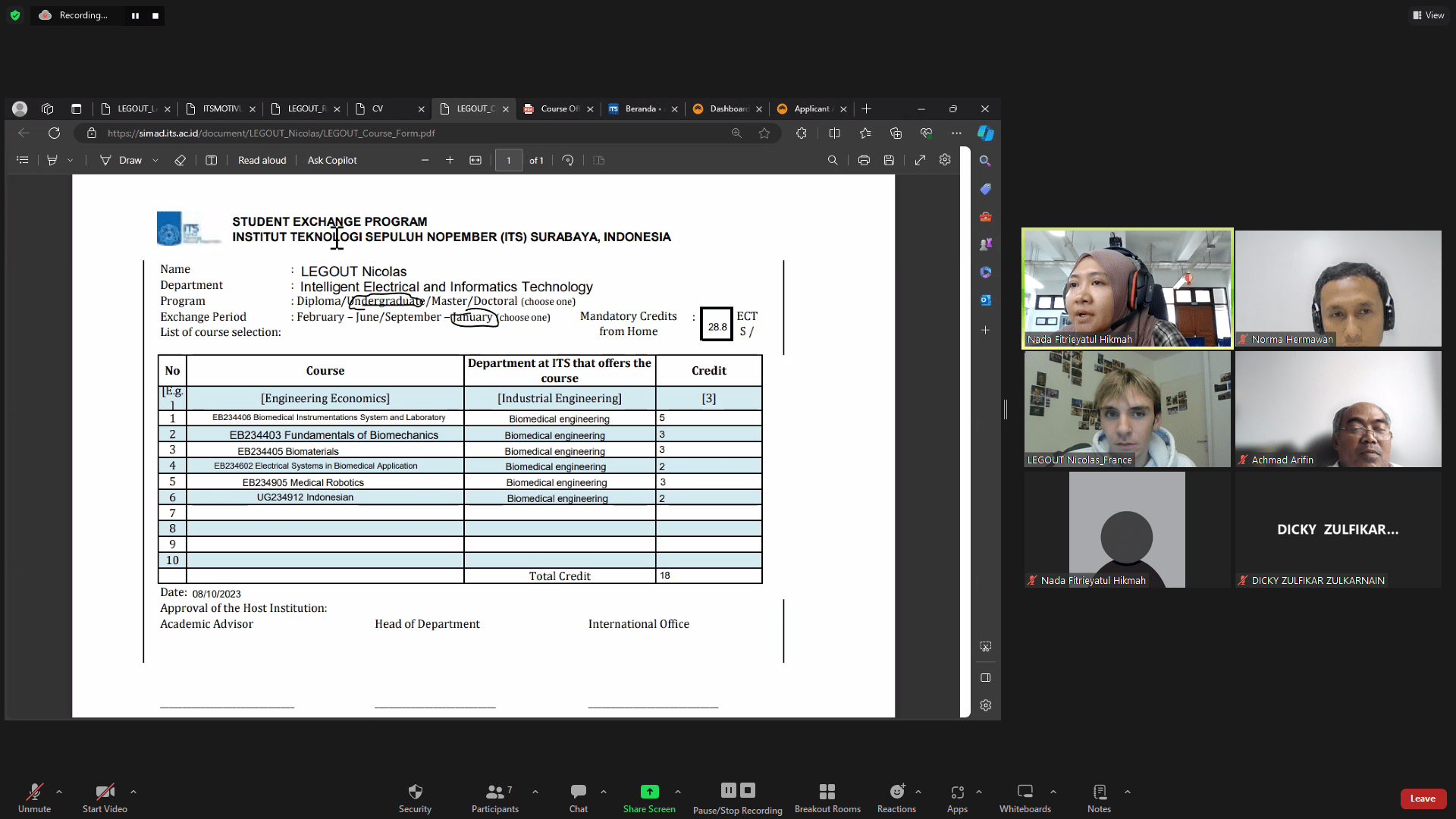 [4 Desember 2023] Sesi Wawancara Exchange Program Semester Genap Tahun ...