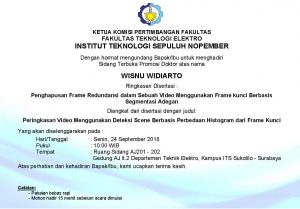 Sidang Terbuka Promosi Doktor Wisnu Widiarto