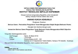 Sidang Promosi Doktor Anang Kukuh Adisusilo
