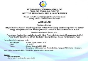 Sidang Terbuka Promosi Doktor Amirullah