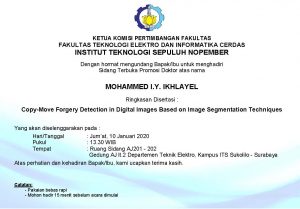 Sidang Promosi Doktor Mohammed I.Y. Ikhlayel