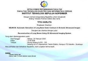 Sidang Terbuka Promosi Doktor Tita Karlita