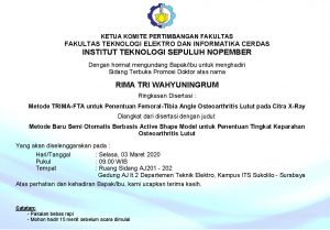 Sidang Terbuka Promosi Doktor Rima Tri Wahyuningrum