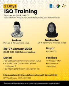 ISO Training Departemen Teknik Fisika