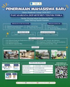 Admission of New Students for the Postgraduate Program