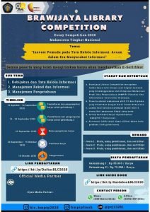 Kompetisi oleh Perpustakaan Brawijaya: Lomba Essay Tingkat Nasional 2020