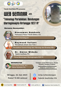 Webinar “Teknologi Peradaban: Bendungan Waringinsapta Airlangga 1037 M”
