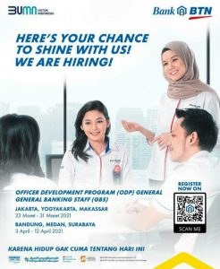 Open Recruitment Officer Development Program Bank BTN