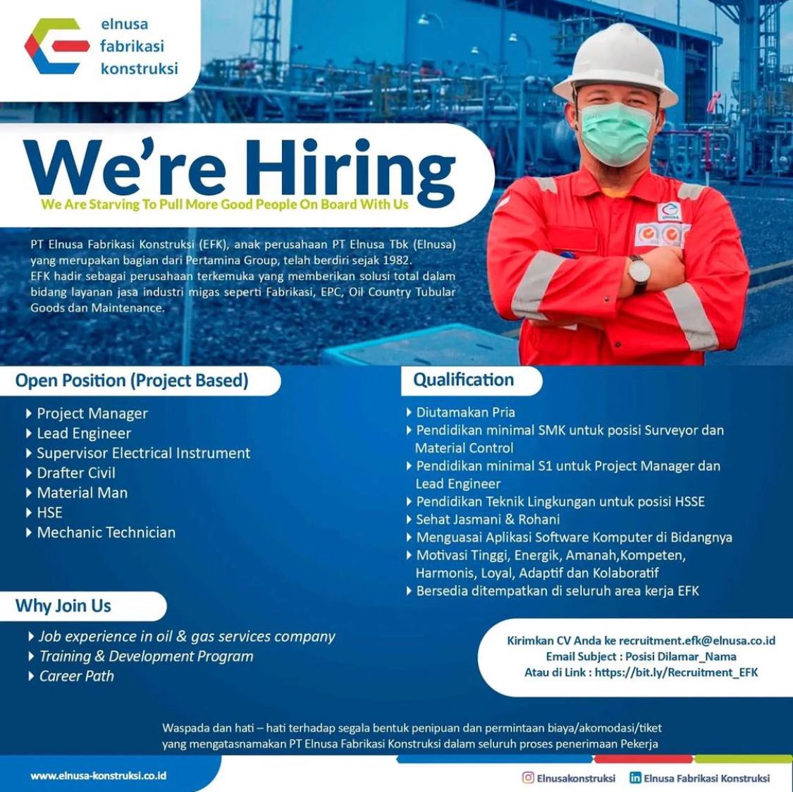 Lowongan Pekerjaan di Departemen Teknik Geofisika