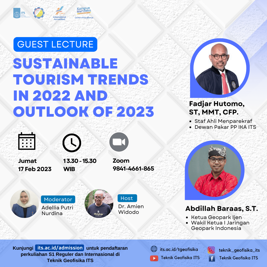 SUSTAINABLE TOURISM TRENDS IN 2022 DAN OUTLOOK OF 2023 Departemen