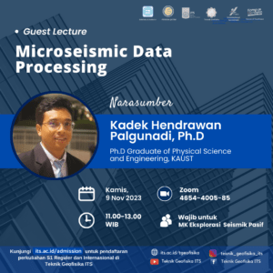 Guest Lecture “Microseismic Data Processing”