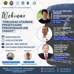 WEBINAR “Perlukah Standar Persetujuan Penggunaan Air Tanah?”