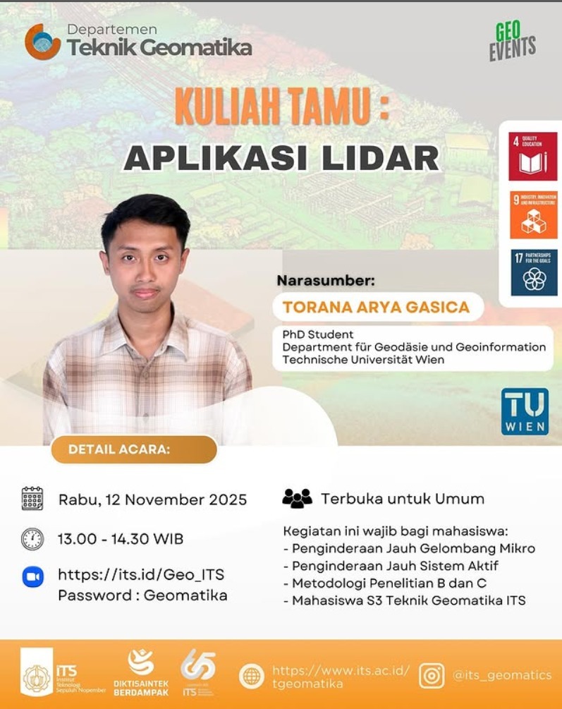 Kuliah Tamu : Aplikasi Lidar