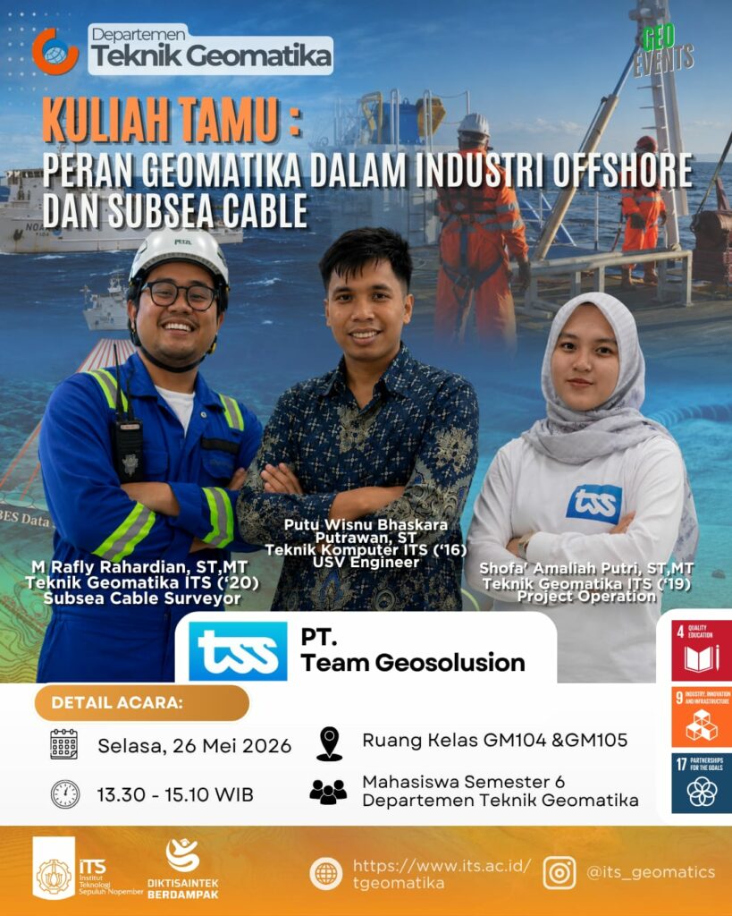 PERAN GEOMATIKA DALAM INDUSTRI OFFSHORE & SUBSEA CABLE