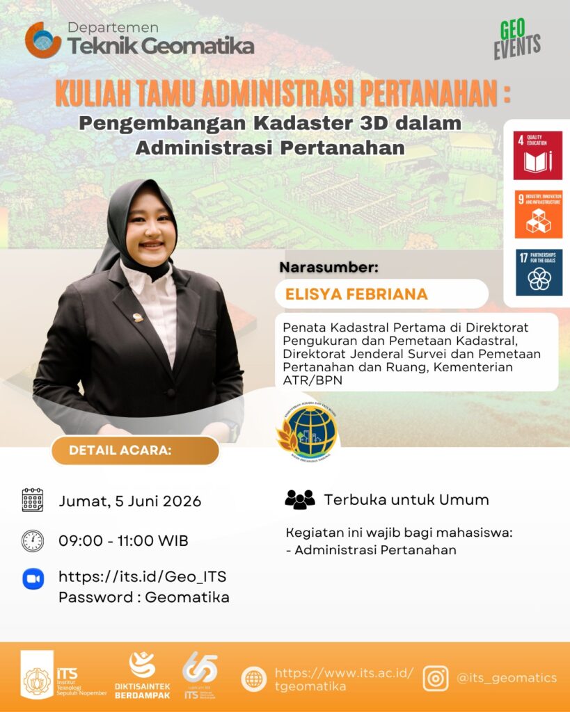 KULIAH ALUMNI: PENGEMBANGAN KADASTER 3D DALAM ADMINISTRASI PERTANAHAN